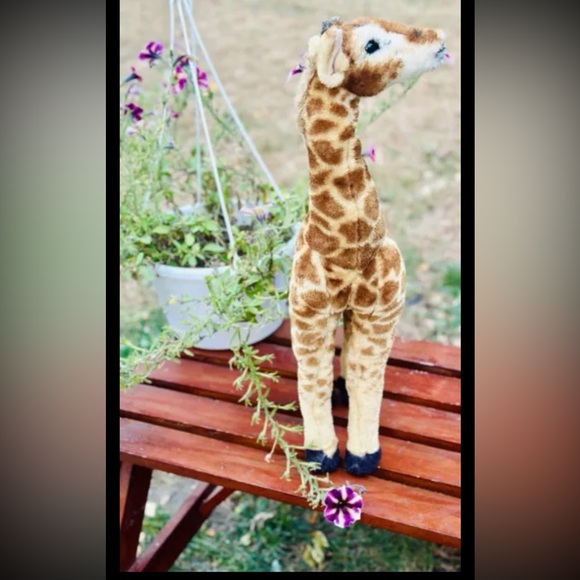Vintage Toys R Us Life Like Giraffe Plush Stands Up On His Own from 2011 - Picture 4 of 16